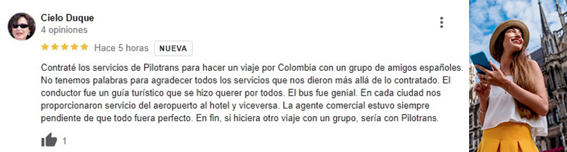 Testimonio 2 buses de turismo Colombia